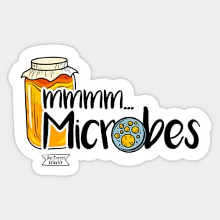 Mmm... Microbes Sticker